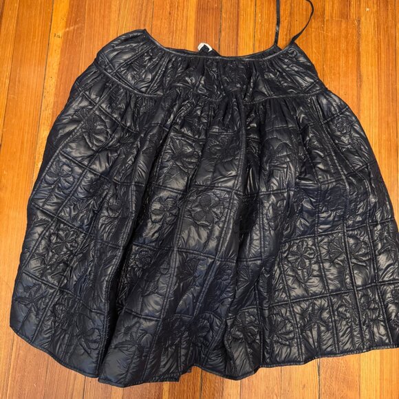 Cecilie Bahnsen Rosie Skirt in Quilted Navy Size 40/US 8 - Picture 3 of 5